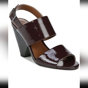 Franco Sarto Burgandy sandals size 8.5